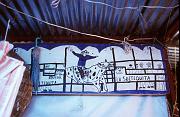 Bull Riding Painting